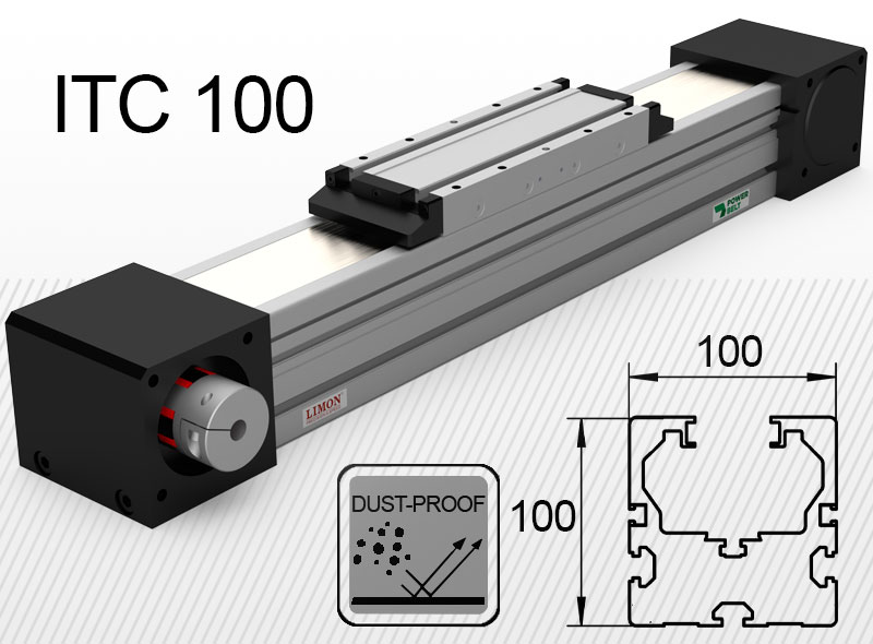 ITC 100 стандарт<br />Навантаження 80кг*<br />Хід: 100-4000мм