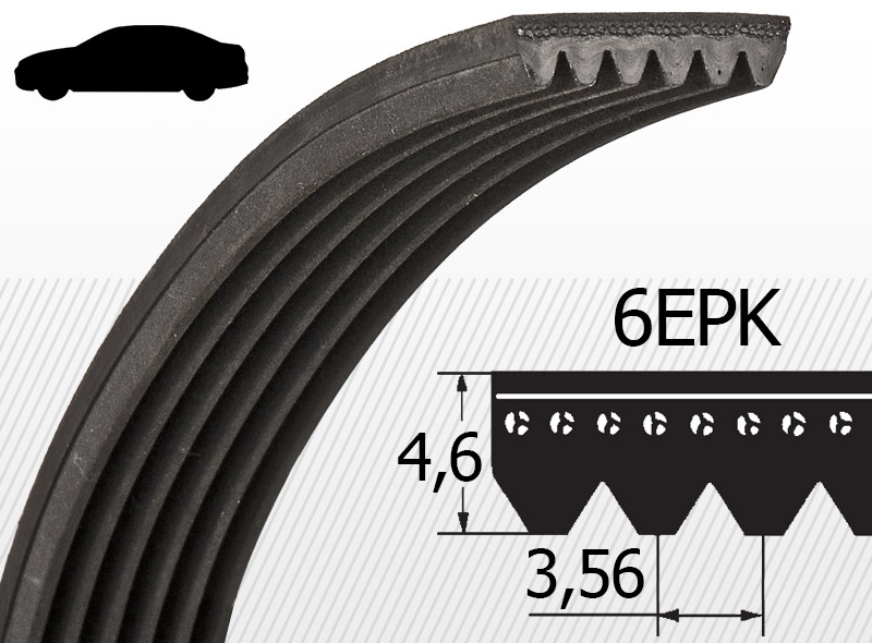 6EPK еластичний профіль (автомобільні)